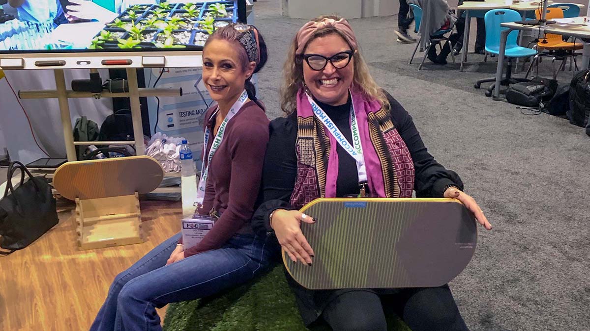 We're at <a href="/fetc/">FETC</a>! Swing by booth 3341 and meet with these two for a chance to win a NorvaBoard! 
#teq #fetc2022