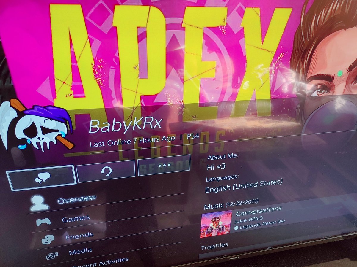 BabyKRx's tweet photo. PSN: BabyKRx (PS4)

#ApexLegends #Fortnite #FortniteCommunity #FortniteBattleRoyale #FortniteGirl #RecRoom #RocketLeagueGame #GirlGamer #GirlGamersUnite #Gamer #GamerGirl https://t.co/7e2TgSOfKP