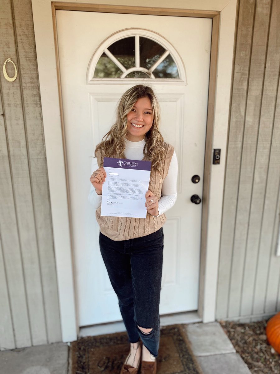 moriah_barrow's tweet photo. Excitement is an understatement! I have officially been accepted into the Tarleton Graduate School in order to pursue my Masters Degree in Applied Psychology this upcoming Fall!! #tarletongradschool #mastersdegree https://t.co/sxWD5F6xA7