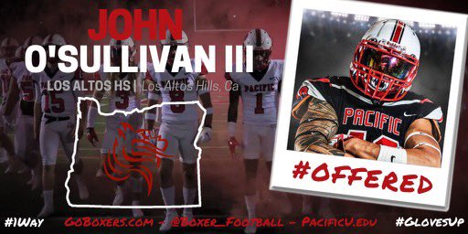 Thank you <a href="/CoachJCraft/">Coach Jim Craft</a> and <a href="/Boxer_Football/">Pacific Football</a> for the opportunity to further my education at Pacific University
<a href="/BrandonHuffman/">Brandon Huffman</a> <a href="/GReeves23/">Glenn Reeves</a> <a href="/GetSportsFocus/">GetSportsFocus</a> <a href="/westcoastpreps_/">West Coast Preps</a>