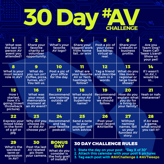 ChewieDaWookiee's tweet photo. #AVChallenge 16/30
One of the most memorable moments was the first time being selected to present at #DSE. Hopefully we all can get back to presenting our knowledge and experiences in #DigialSignage and #AV to others #AVTweeps. https://t.co/Cktiw1C3jV