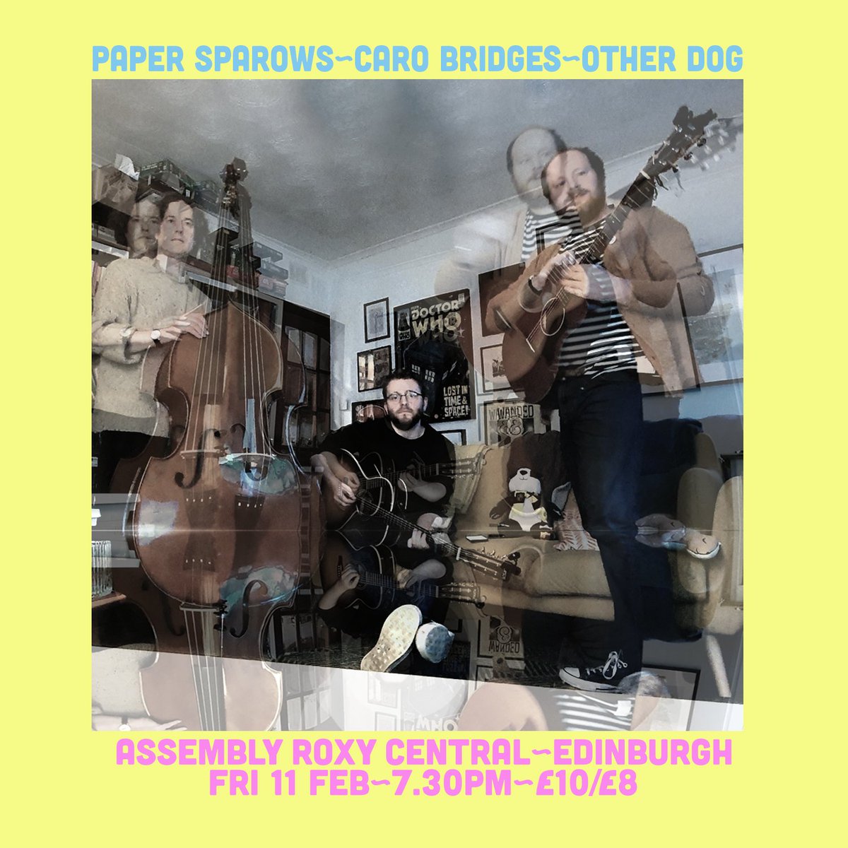 We're kicking off our live year <a href="/WeAreFolksville/">Folksville</a>'s show - join us, <a href="/CaroBridges/">Caro Bridges</a> &amp; <a href="/OtherDogMusic/">Other Dog</a>. It's going to magestic! Fri 11 Feb | Assembly Roxy Central | #Edinburgh | £10/£8. Tickets are on sale now from the <a href="/AssemblyRoxy/">Assembly Roxy</a> box office - link in our bio. Live is back! #folk