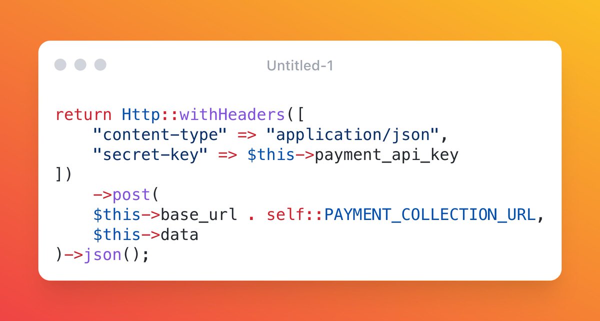 wodaceng's tweet photo. You have got to love the @laravelphp HTTP facade. Everything is wrapped nicely with a fluent api.

Screenshot with https://t.co/0e8g79mUeR 🥳 https://t.co/ijmmVYprhS