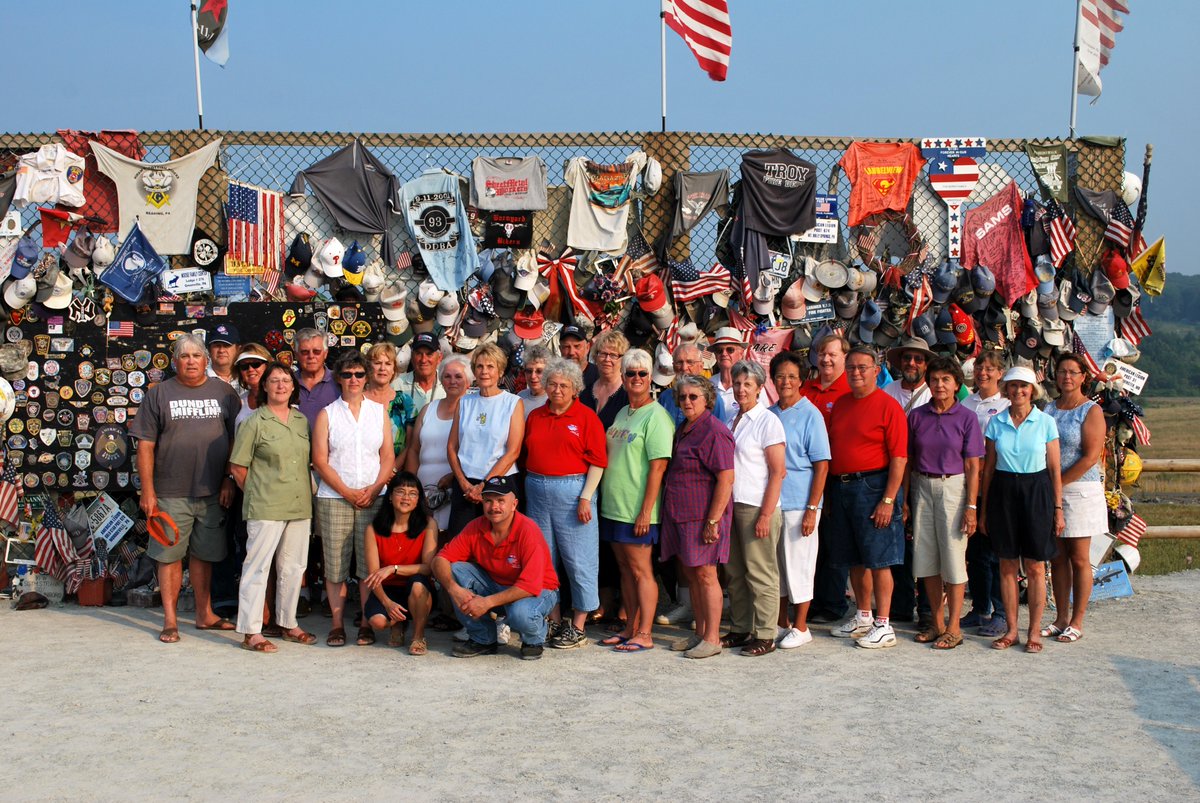 Flight93NPS's tweet photo. 20 years ago today, local community members gathered together and formed the Flight 93 Ambassadors. 
We thank you for telling the story of Flight 93, and touching the lives and hearts of our visitors. We couldn't do it without you.
https://t.co/4nIc0U0LRi
 #volunteerappreciation https://t.co/v2ItHagLqh