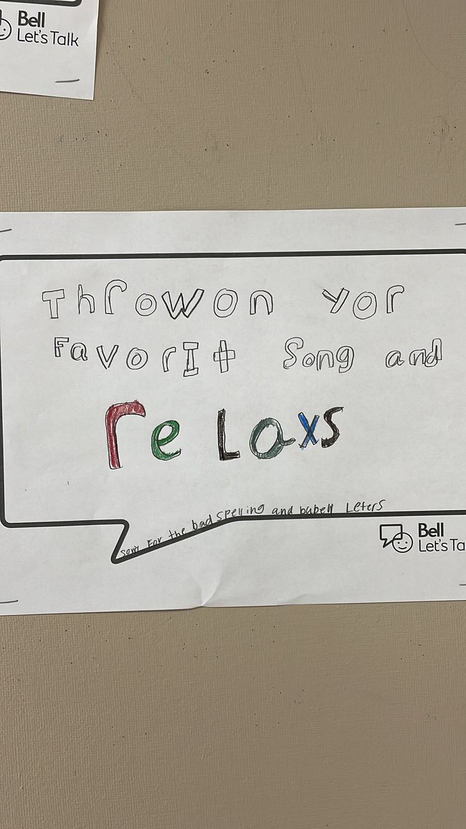 WorkmansClass's tweet image. #BellLetsTalk