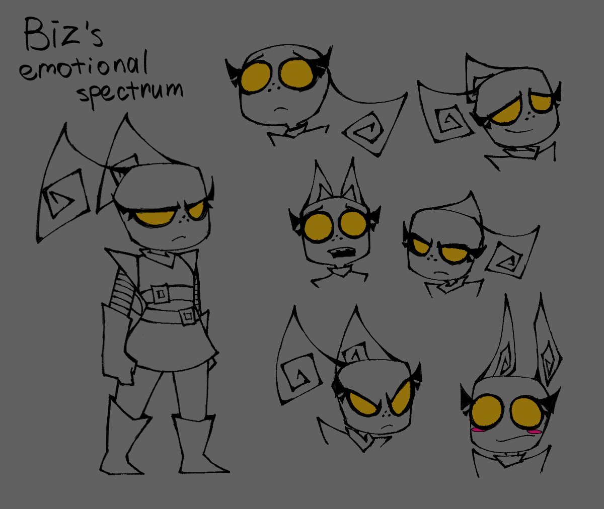 It was kinda funny to draw her.

#invaderzim #invader_zim #invaderzimOC #irkenOC #irken