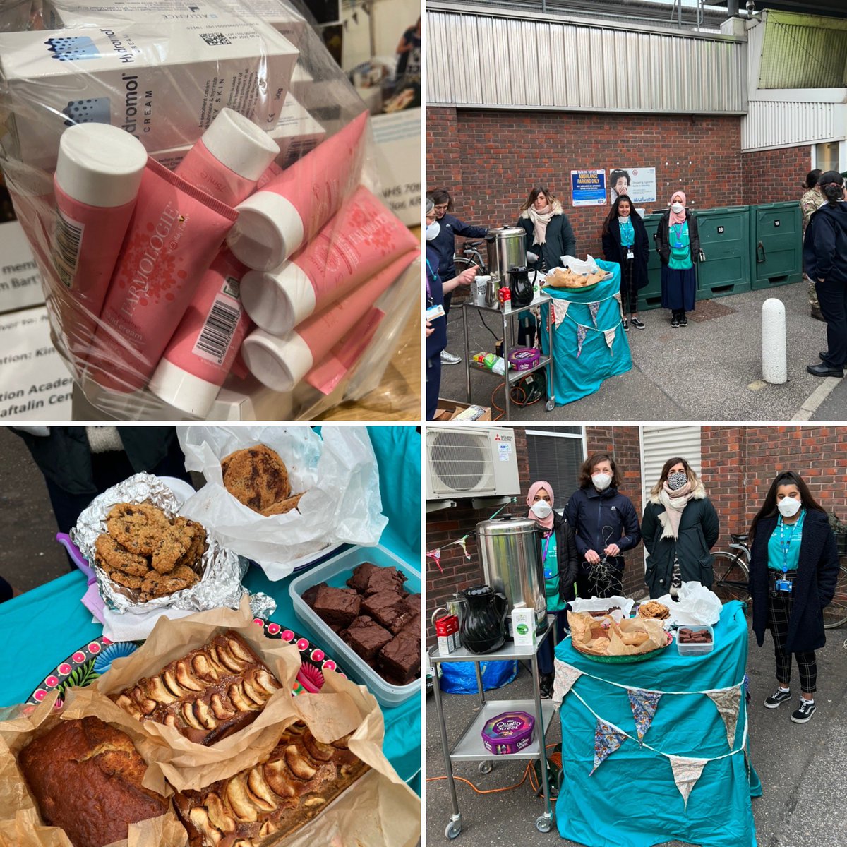 Thanks to all the volunteers & @dremmayoung @chrisodedun for organising a #WellbeingWednesday #BHWellbeing #TeaTrolley #Cakes #PsychologySupport which was really appreciated by busy department & @Ldn_Ambulance teams #CheckIn #Wave4 @laird154 @DrCarlaCroft