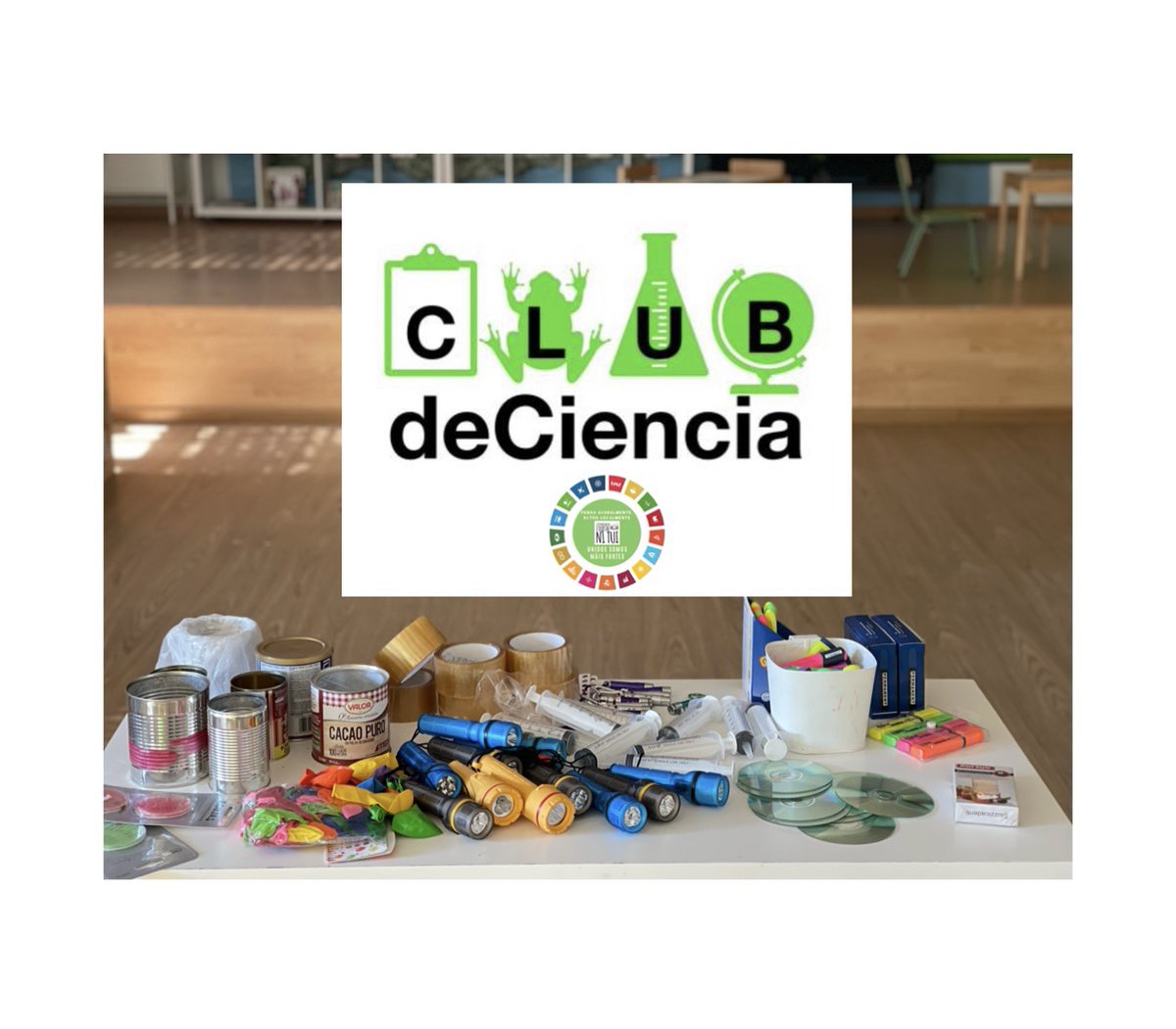 Tarde de club de ciencia #experimentando