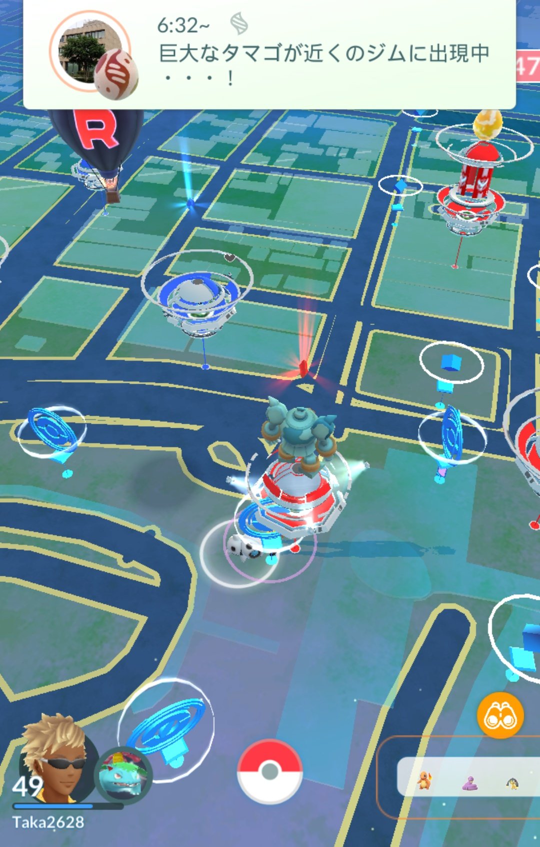 Taka Pokegodiet 函館駅の ポケモンgo の様子 めっちゃgpsずれるわw とりあえず朝市の飯どころは6時開店らしい ということであと5分ちょい暇 O T Co Zf0shjeire Twitter