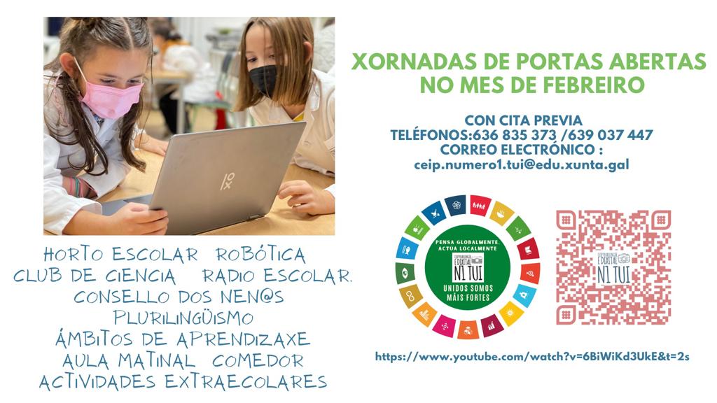 Anímate a visitar nuestro cole #puertasabiertas