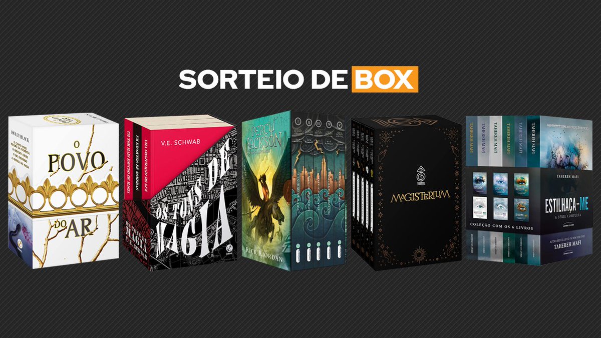 🚨 Sorteio de BOX 🚨

📚 Prêmio: 01 box da imagem. 

Regras: 
📲 Seguir @MdLivros 
🔄 Dar RT nesse Tweet

🍀 Será 01 ganhador, e o resultado sairá dia 30/01. Boa sorte!!