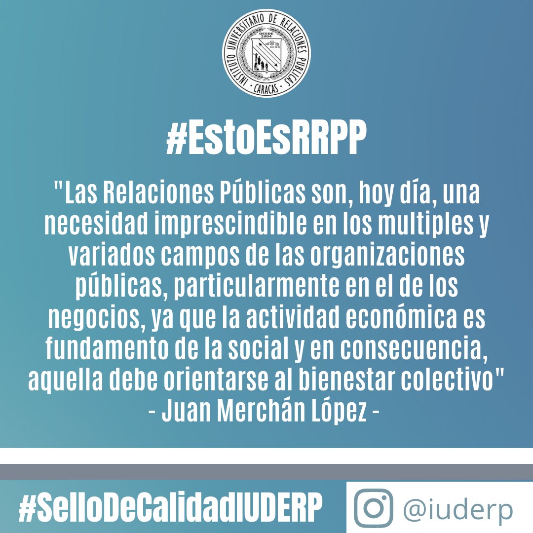 #EstoEsRRPP || Que todos conozcan la importancia que tienes como profesional #SomosRelacionistas 

#SomosIUDERP 
#SelloDeCalidadIUDERP
#RelacionesPublicas