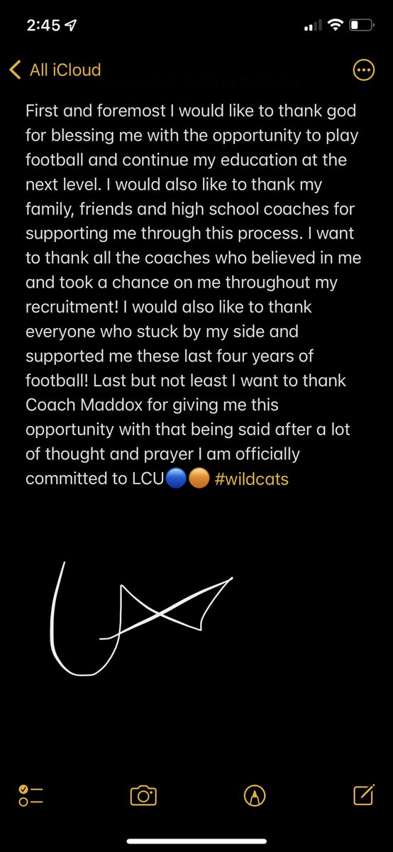 agosto_conner's tweet photo. Staying home!! 110% Committed🔵🟠 @LCU_ftball @drewmaddox8 https://t.co/A7gPlxEtU7