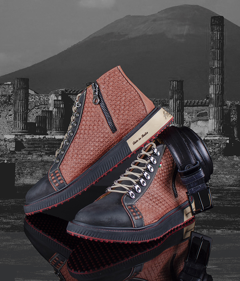 Anelracer's tweet photo. DISCOVER NEW Añel High Top Racer Red Pompei model.  - *|https://t.co/d8SwXLvwT0|* https://t.co/2MBzoWLsOY