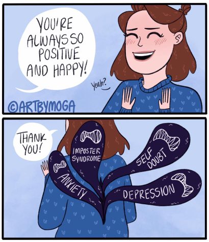 VanitaBuchoon's tweet photo. Not everything is as it seems, but we’re all trying our best #BellLetsTalk https://t.co/jOIZ7zWkLx