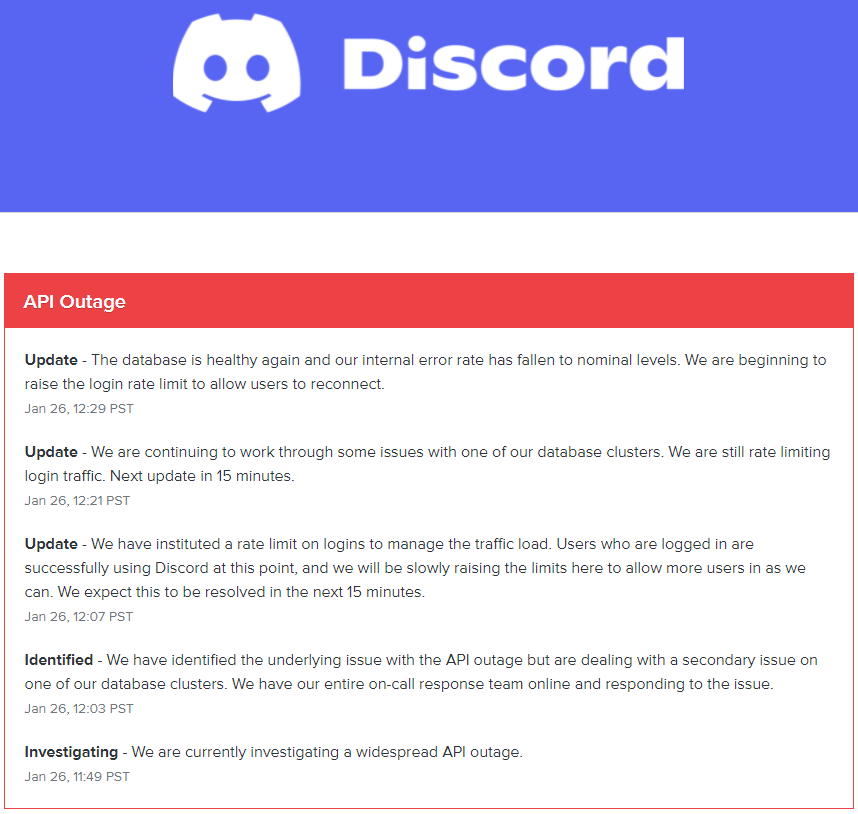 NickLittleBeast's tweet photo. Worst timing ever for @discord to fail... :(
I rarely use discord to study but I was studying with a friend for an exam that we have tomorrow, and the servers crashed 😩
I guess I'll have to go to Zoom to continue the study session :/
#DiscordDown #WorstTimingEver https://t.co/hgoUHq5mmq