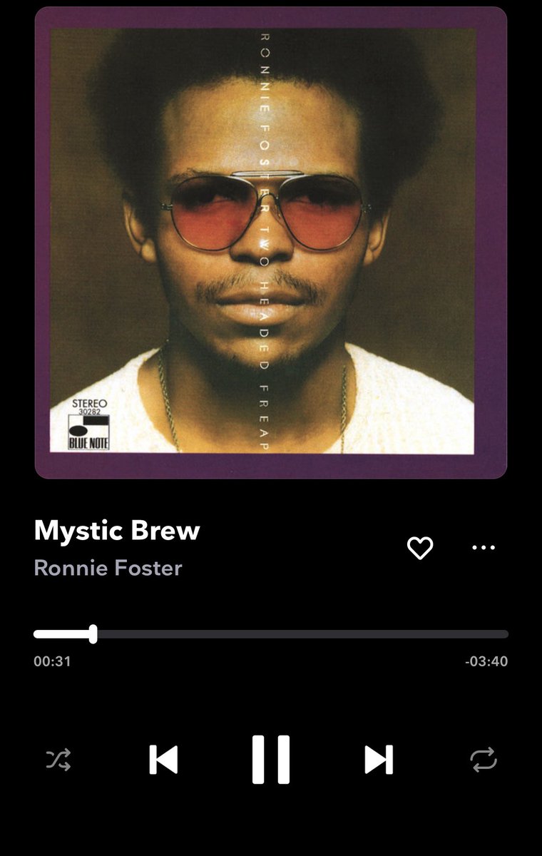 dromen_pro's tweet photo. Ronnie Foster’s #MysticBrew changes are sooo idk. 🔮 https://t.co/WobZf8bAyx