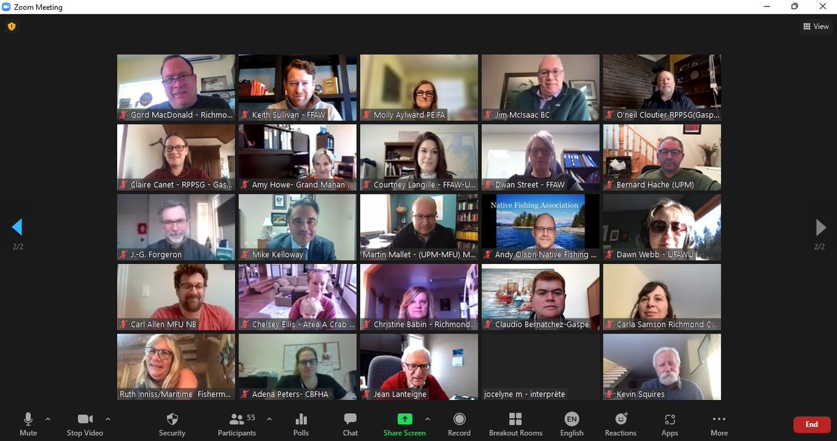 FishIndependent's tweet image. Day 2 of our Annual Meeting wrapped up with closing remarks from Fisheries Minister @JoyceMurray. Thanks so much for joining us to talk about the importance of independent owner operator fisheries. @upmmfu @FFAW_Unifor @FundyNorth @CountyInshore  @cblobsters @PEIFishAssoc