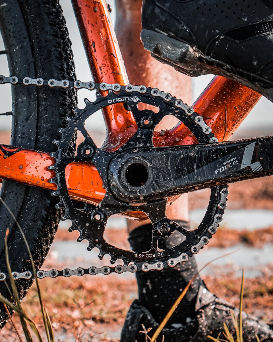 Origin8Cycling's tweet photo. Crankin’ components through endless miles in the gnarliest terrain. This is how we test the design and durability of our products. Revolvr Series Bottom-Brackets are bombproof! 🔥 

#TheRideBeginsHere https://t.co/KGPKXG61Za