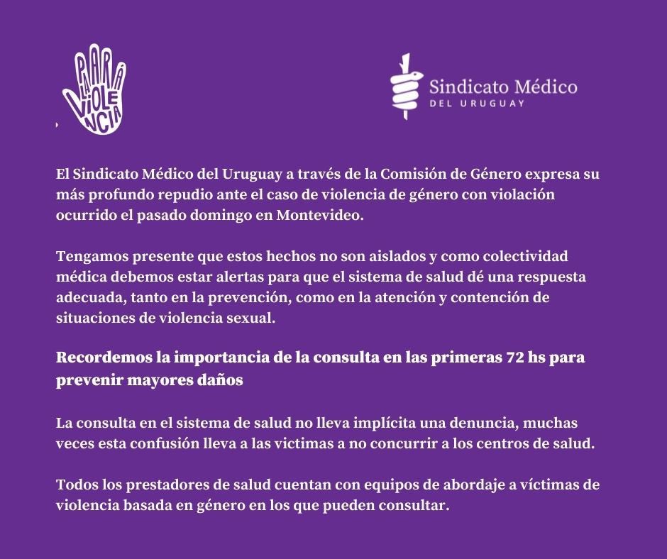 menendez012002's tweet photo. Adhiero al presente comunicado de la #comisiondegenero del @smuruguay donde se pone de manifiesto la importancia de la #LUC que refuerza las penas para violadores y crea un registro de violadores .#VotaNOderogar #laLUCNOsederoga @colegiomedicouy https://t.co/CUyEN79tu9