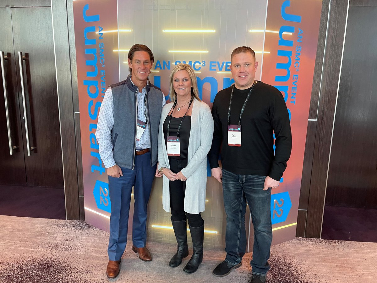 explogistics's tweet image. Chad, Melissa, and Tyler attended the SMC3 conference in Atlanta this week! This event explored emerging trends, current challenges and new innovations in the supply chain industry. 🚛

#neverquitlearning #JS2022