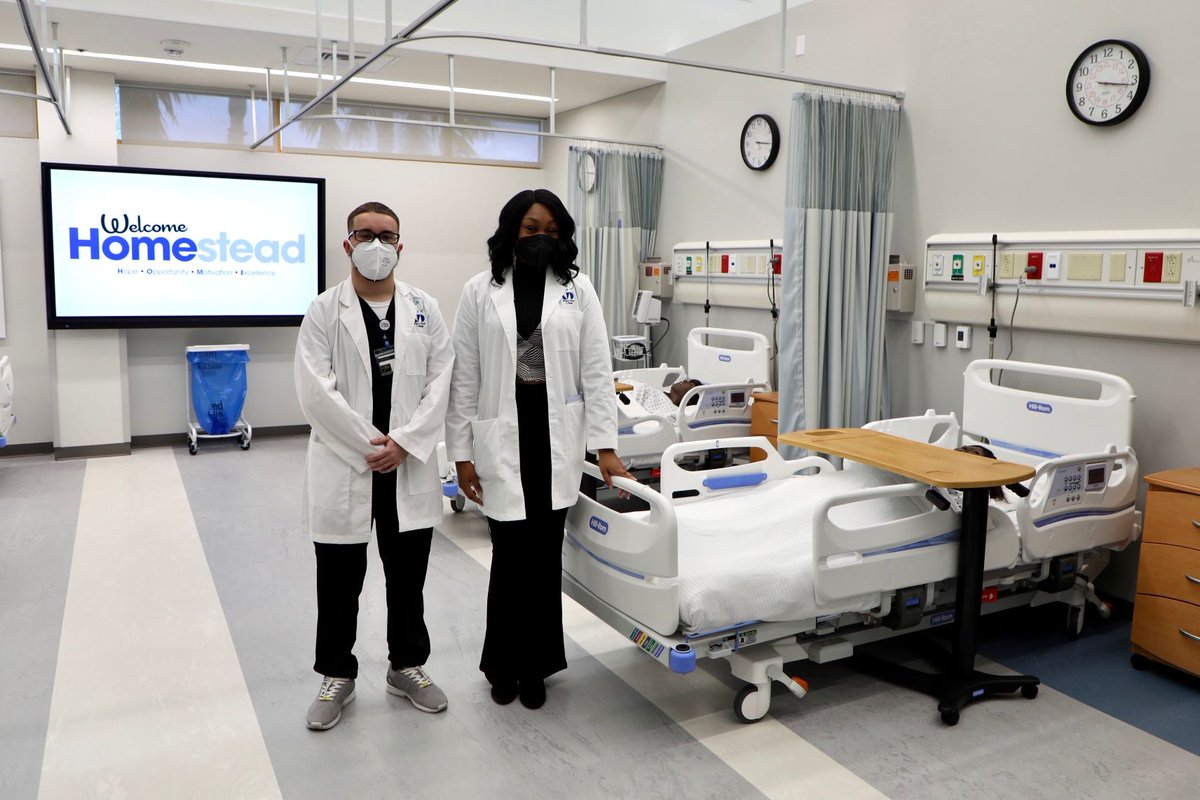 mdcpresident's tweet photo. What a special day itβs been as we inaugurate the new Benjamin Leon School of #Nursing, Simulation and Skills Center at #MDCHomestead! The future healthcare leaders who will emerge from this state-of-the-art learning space will be game changers. Β
Β
#MDCTogether https://t.co/Vo8HWUe6yW