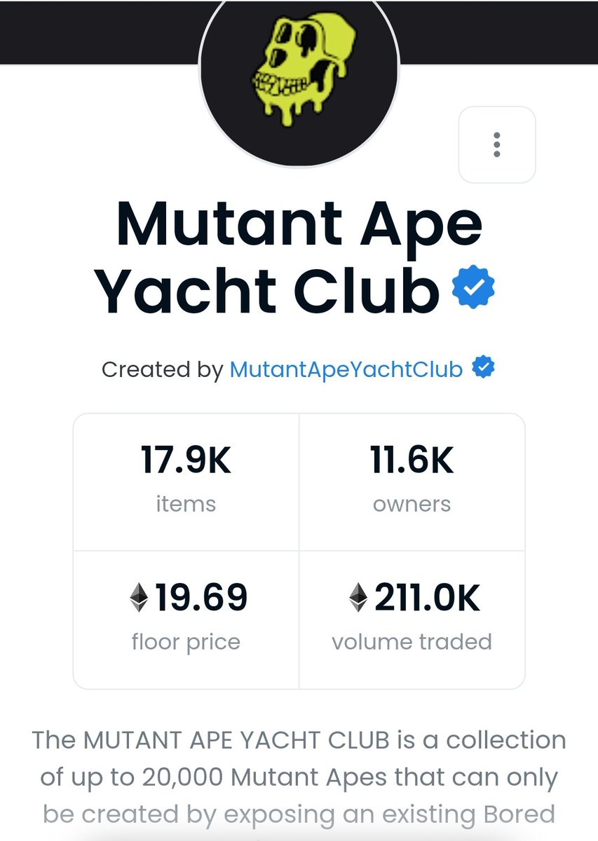 cryptoguru87's tweet image. #mayc just under 20 eth and M2 floor is 4 away from 24 eth. What's your predictions in floor prices by the time $ape token is released? #bayc #apefollowape