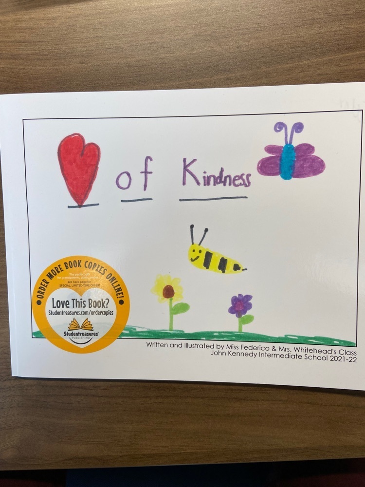 BataviaJK's tweet photo. We are so proud of our published authors in Miss Federico’s class. What a great message they are sharing! That’s the #JKWay https://t.co/rrxWfpNzxK