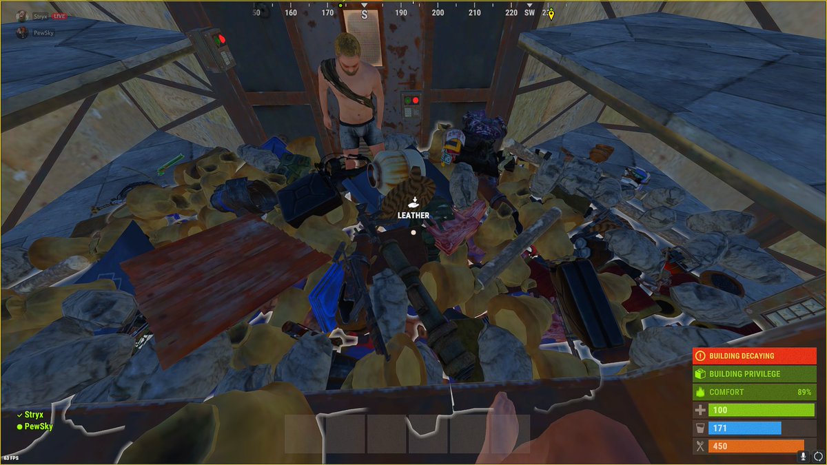 Pew_Sky's tweet image. done with a server despwaning all loot @playrust