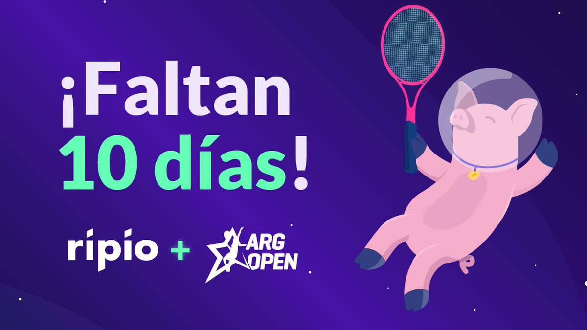 ¿Llueve? ¿No llueve? 🌧️

Lo único que sabemos es que a partir del sábado 5 de febrero llevamos lo mejor del mundo cripto al @ArgentinaOpen  🎾💜🚀

Y si querés entradas... ¡DALE RT A ESTE TUIT! 🔥 Si llegamos a 100 RT prometemos un sorteito en los próximos días 👊

#ArgOpen2022
