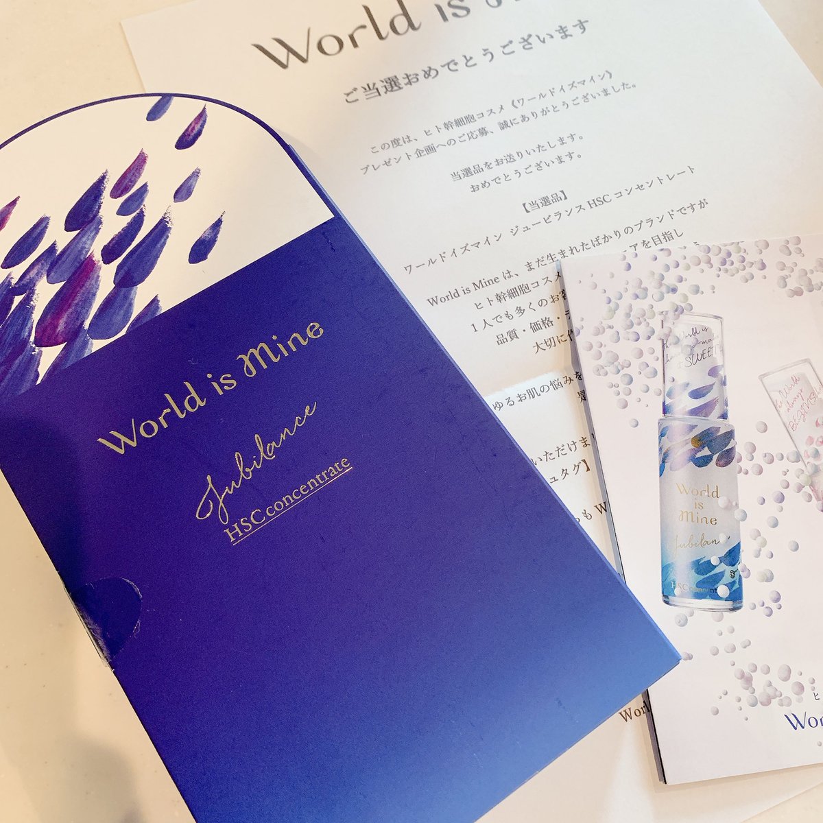 kentychans's tweet photo. ワールドイズマイン公式様💐

ワールドイズマイン ジュービランスHSCコンセントレートを頂きました🍀

2種類のヒト幹細胞培養エキス、EGF・浸透型ビタミンC誘導体・プラセンタなどを高濃度に配合♡✨

更に安心の日本製、無添加、無香料で肌にピリッとする刺激もないです🙏💓

#けんろうママの報告
⏬ https://t.co/uyp3UFC9kH