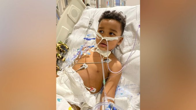 Cleavon_MD's tweet photo. A 6-year-old Houston boy and his mom are reflecting on his scary battle with multisystem inflammatory syndrome in children due to COVID that left him hospitalized in the ICU for more than two weeks. #TheySurvivedCovid https://t.co/nygCtjofjw https://t.co/4Sm1Qu1jAT