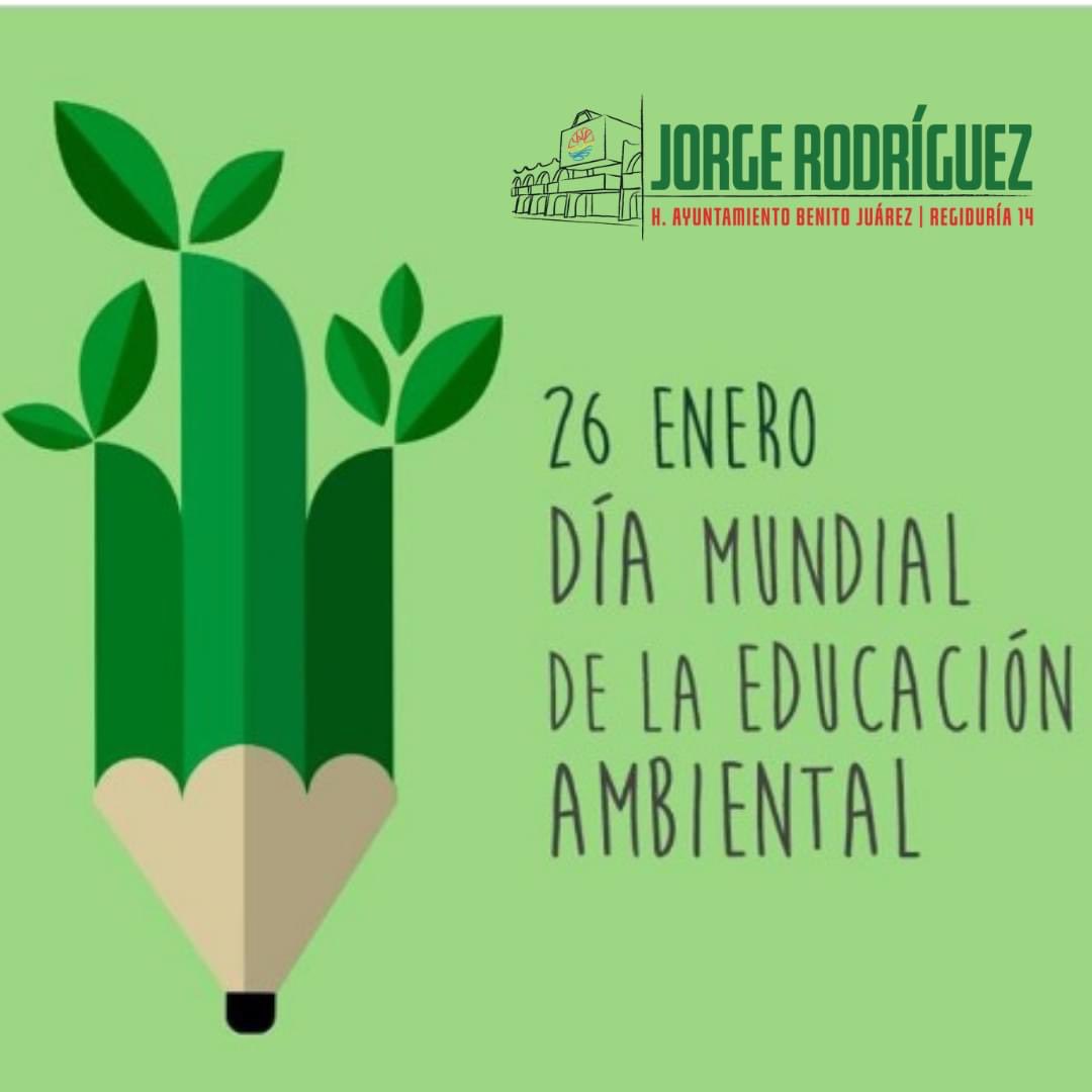 Hoy celebramos el #DíaMundialdelaEducaciónAmbiental recordando a todos la importancia de realizar acciones ecoamigables. 🌿
La Tierra es nuestro único hogar y está en nuestras manos cuidarla.  Reduce - reutiliza - recicla ♻️