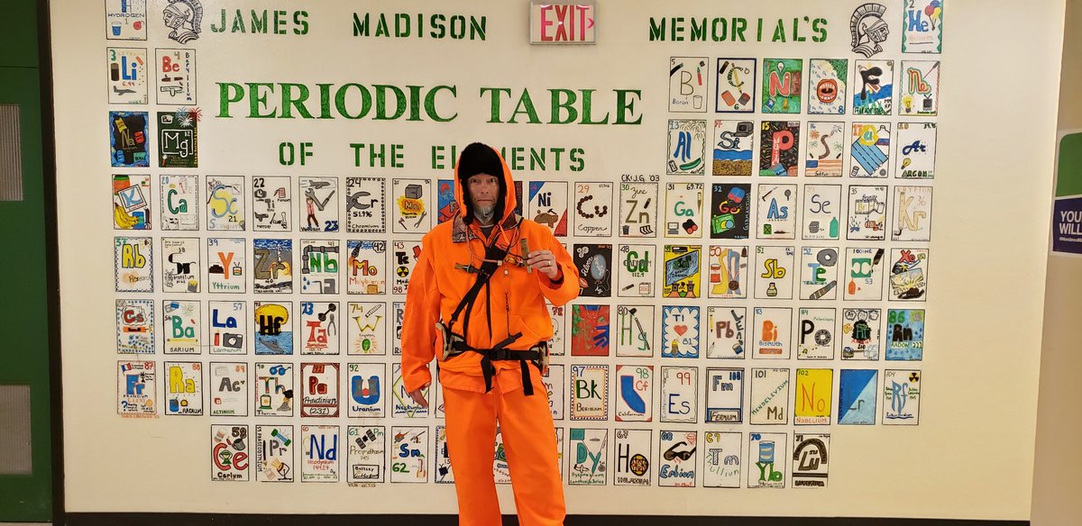 jmmchemcom's tweet photo. @WISCTV_News3 Periodic Table credit to Memorial High School Science Department (file photo). https://t.co/hSsH3EwQdD