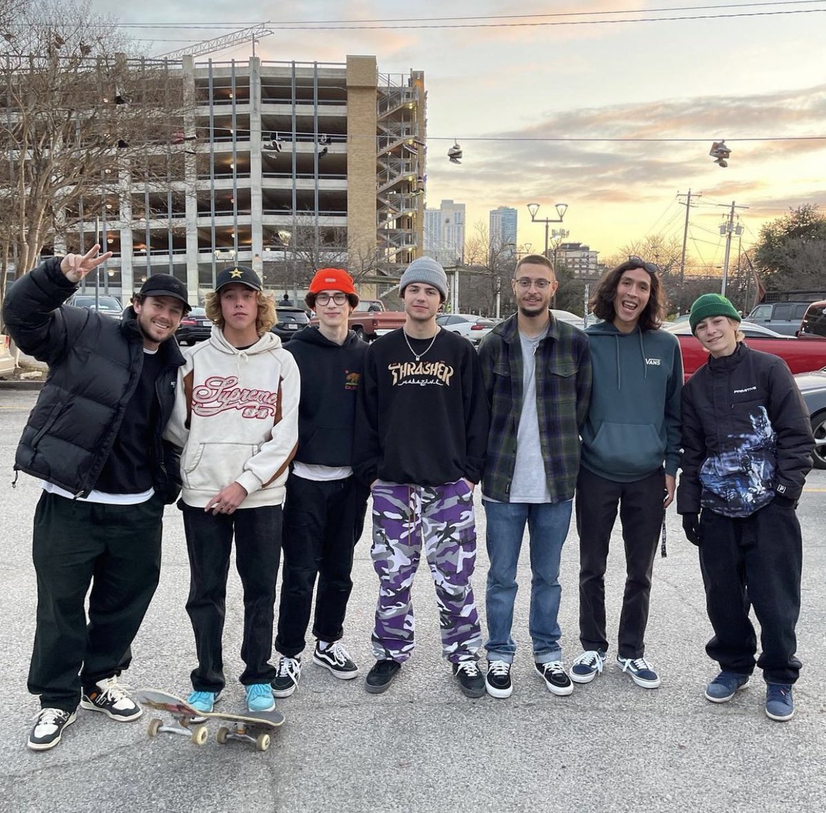 filipemotaskate's tweet photo. Road trip with the homies! 

#PrimitiveSkate @Trentmcclung @keegan__palmer #HouseSkatePark #AustinTexas https://t.co/rcq7S1gIiq