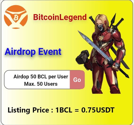 BCL_Superviser's tweet image. BCL Core Team uploaded Big Event on the App.

The title is &quot;Community airdroo and Bulk buy are Live&quot;

☆This is the last large-scale airdrop event before listing.

Let&apos;s go to attend Event from Now

bitcoinlegend.org