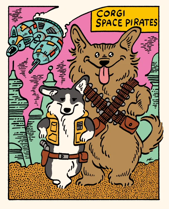 Corgi Space Pirates 