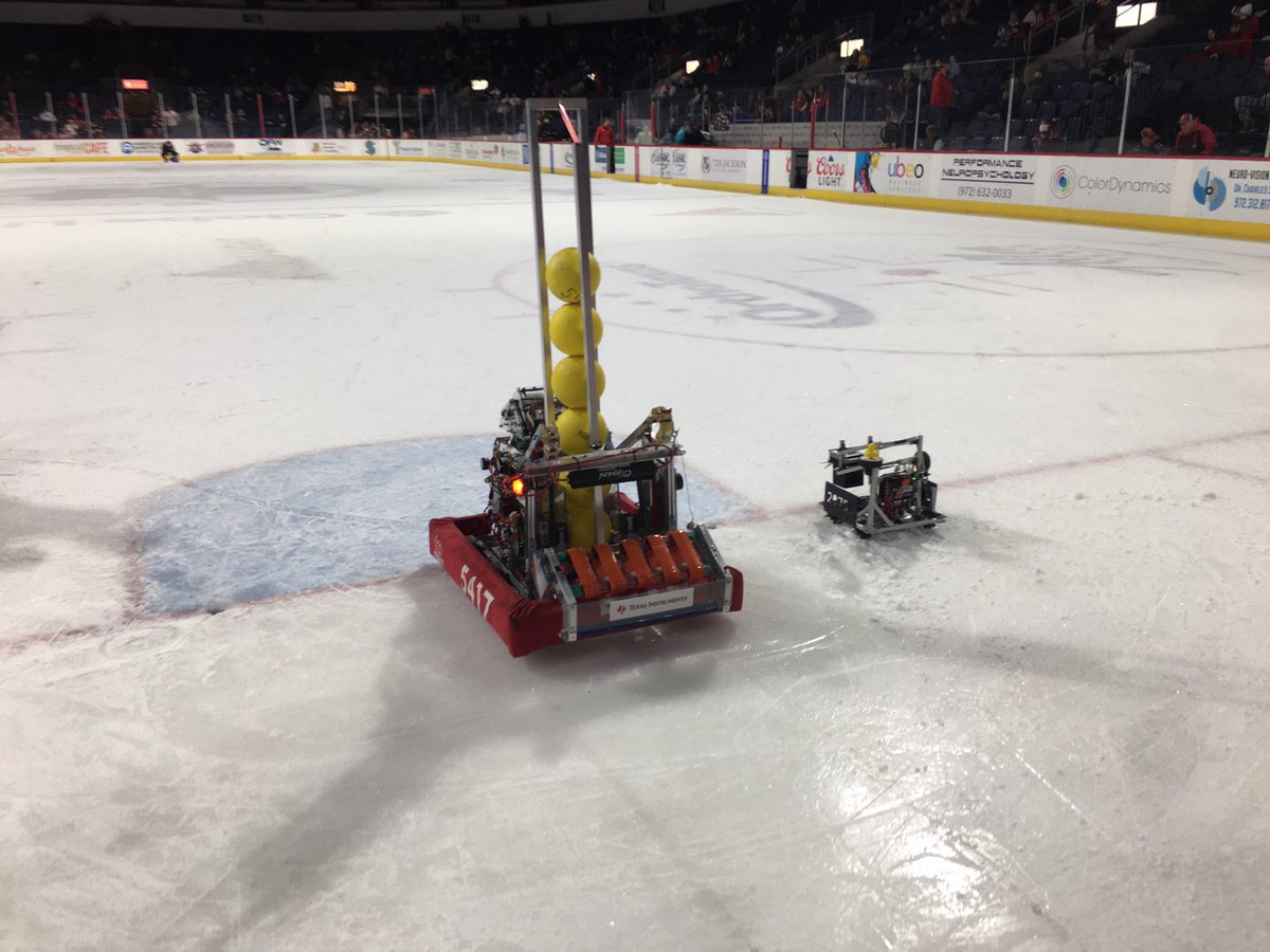 AllenRobotics's tweet image. @AllenSTEAM @UnifiedRobotics Demonstration @AllenAmericans game with FRC Team 5417 and @LfcRobotics FTC Team D sharing @FIRSTinTexas Robotics and #FIRSTAccess robotics to the fans! @SOTexas @UnifiedRobotics thanks to sponsors @quali_zeal @AroundTI