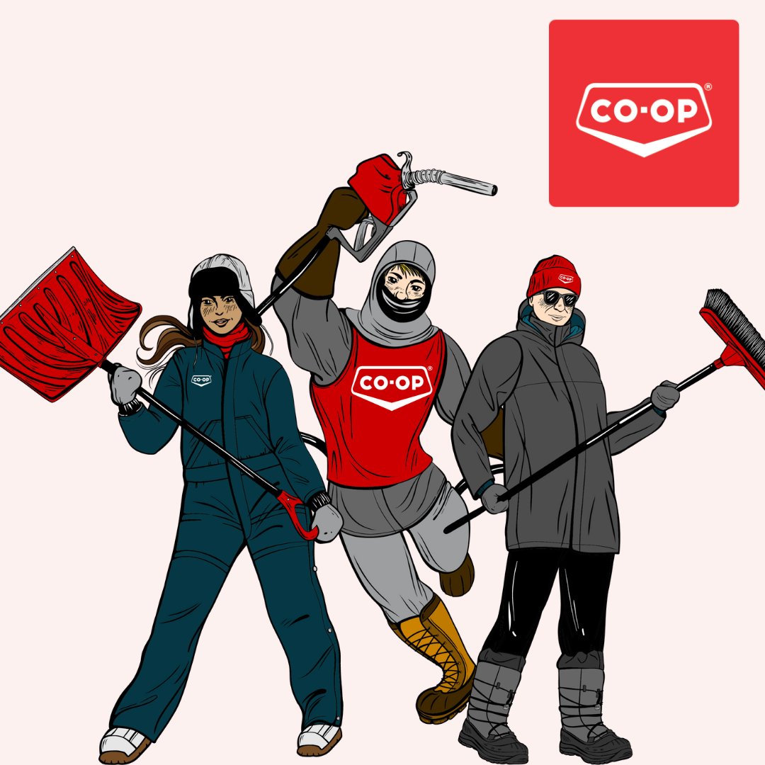 LloydCoop's tweet photo. Never fear!
The Co-op Subzero Heroes are here! They defeat the evil of Wily Winter Winds, Subarctic Snowman, and Furious Flurries with the power of FULL SERVICE...at no extra cost.
#yllcoop #local #lloydminster #lashburn #neilburg #subzeroheroes #fuel https://t.co/bzDArG4P0x