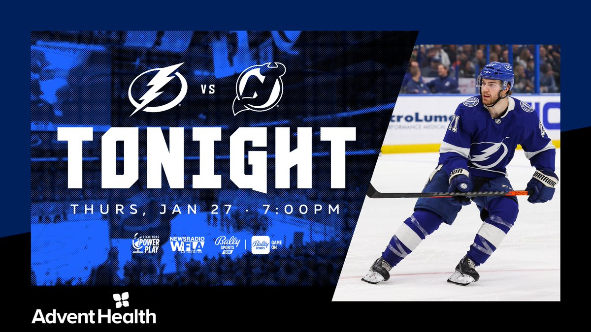 Back on home ice. ⚡️

#NJDvsTBL: tbl.co/njdvstbl1-27