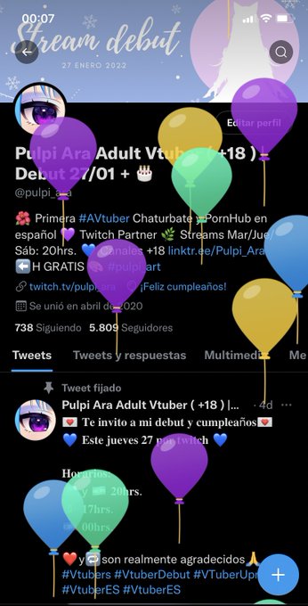 Ay si est&aacute;n bien bonitos los globos QwQ 💖 Hoy se viene gran d&iacute;a, pero aun no puedo dormir, estoy tratando