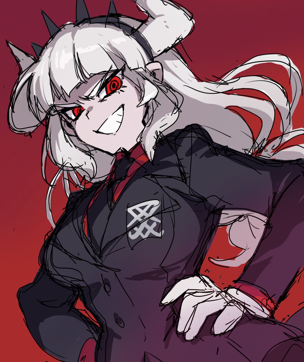 "Hello! My loyal Subjects! This is just a reminder that DMs are open. Just some safety rules if you don't want me to order Pandemonica to break your hands!