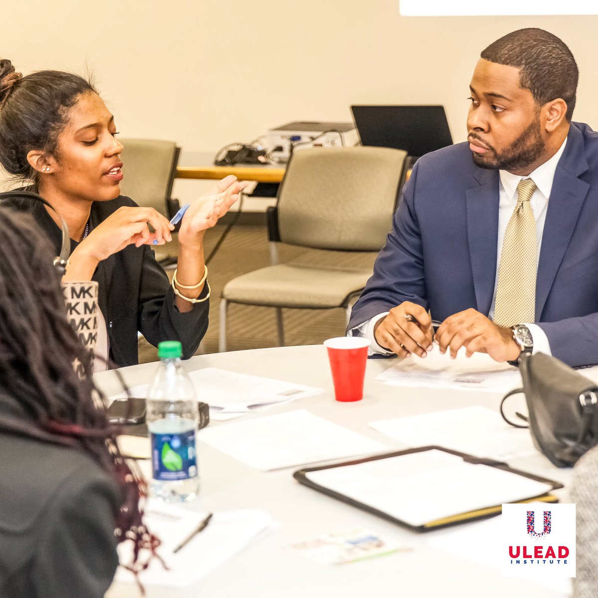 ULEADInstitute's tweet photo. You lead when you mentor future leaders.  Mentoring our student leaders involves listening to their goals and aspirations; then providing them with guidance on a path forward.

#ulead #studentleaders #mentorship #MentoringMonth #MentoringAmplifies https://t.co/XTOliZKz8h