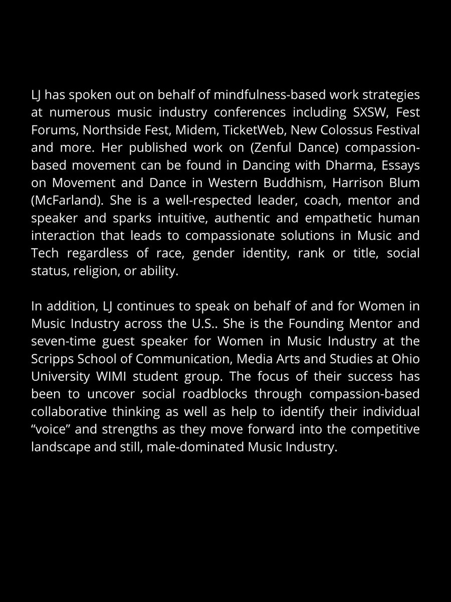 OU_WIMI's tweet photo. We are so happy to welcome LJ Malberg back for our next mentor session on Tuesday 2/1 via Zoom! @cmpassionatemse is the CEO of Compassionate Muse, the Founder of CoMuse, and Advisor &amp; Head of People at https://t.co/xUZyky8xpK. Swipe through to read more ➡️ https://t.co/xGlruD9Nwp