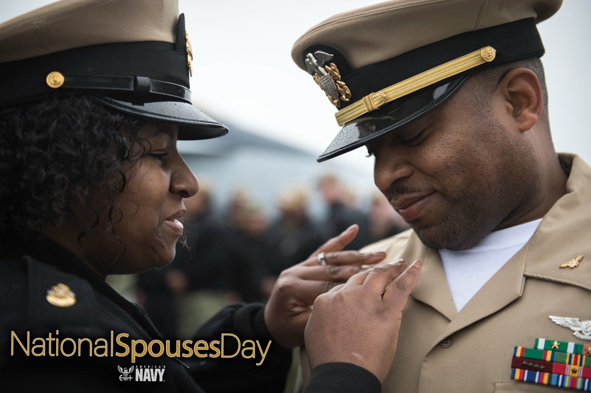 Navy spouses play a significant role in our @USNavy, and today, we thank them. Happy #NationalSpousesDay!