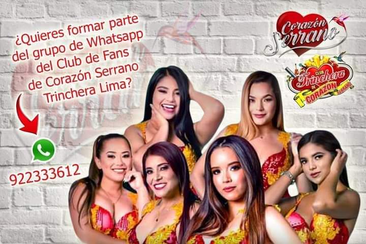 LoaydaMR's tweet photo. Grupo De WhatsApp 922333612 Corazón Serrano . Se Compartirá Canciones, Videos, Fotos De Tu Grupo Favorito Corazón Serrano https://t.co/TyP9U23UTL