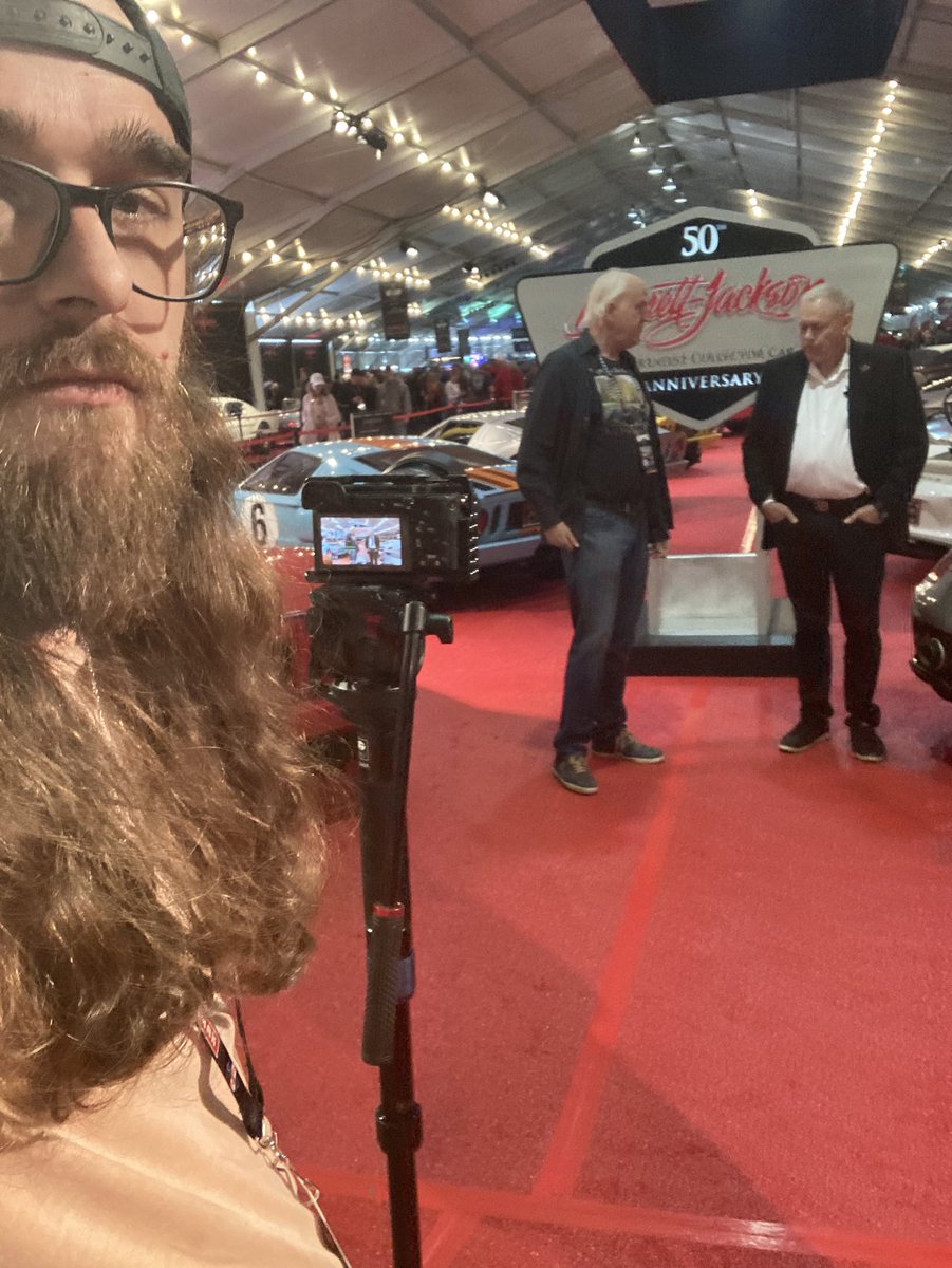 JoeyWintART's tweet photo. Wrapped up a 45 minute interview with the man himself Craig Jackson. Barrett Jackson 50th year anniversary. Pitching @Theta_Network to everyone I talk to! Big things coming to @THETAtv and @ThetaDrop in the near future! Stay tuned!!! #nfts #barrettjackson #marquemedia https://t.co/zsYlYR8hMU