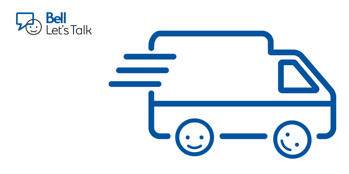 Bell_LetsTalk's tweet photo. @PurolatorInc Thank you for helping us to deliver this important message @PurolatorInc. Let’s keep talking #BellLetsTalk https://t.co/zYyjmtMbBF