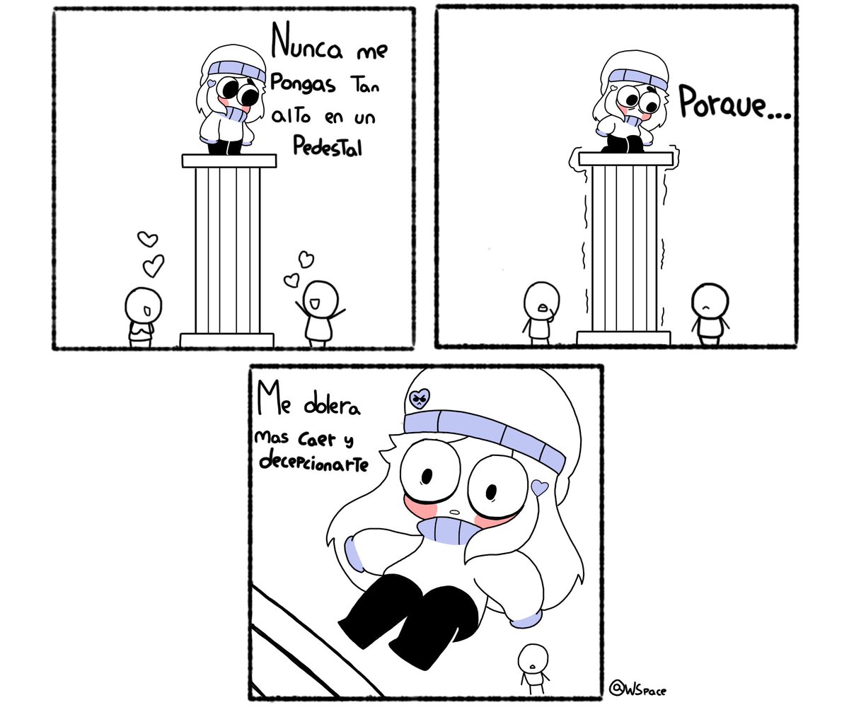 Es aterrador que la gente tenga altas expectativas de ti

Almenos para mi