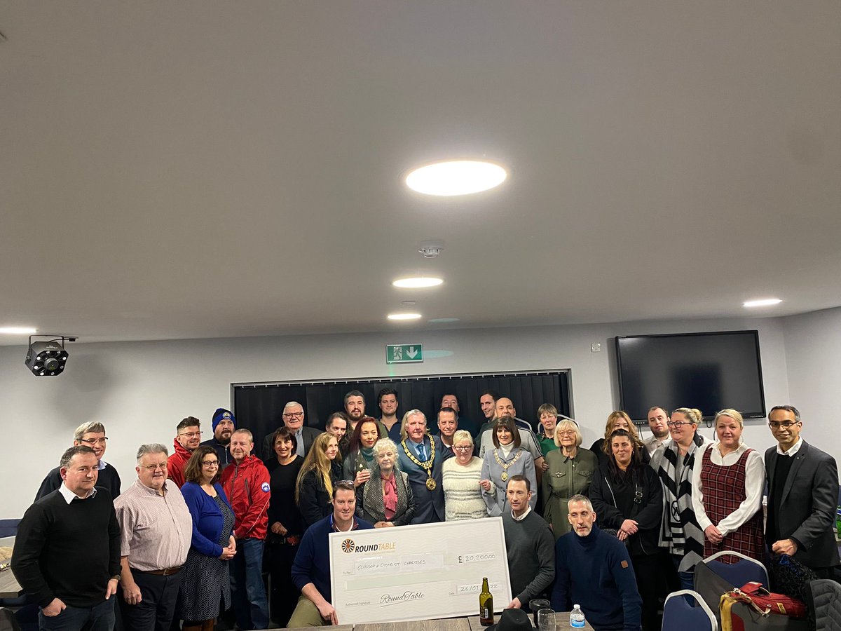A great evening hosting <a href="/GlossopRT/">Glossop Roundtable</a> cheque presentation night. Great to meet lots of amazing local charities, community groups and local organisations who received a donation from the roundtable.